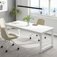 thumbnail image 5 of Tribesigns 70.86 Inch Large Computer Desk, Modern Sturdy Writing Desk for Home Office, White, 5 of 12