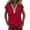 Red, variant on Lmueinov Women's Boho Cap Sleeve Lace Trim V Neck Tops 2026 Summer Casual Loose Beach Vacation Tee Shirts Blouse