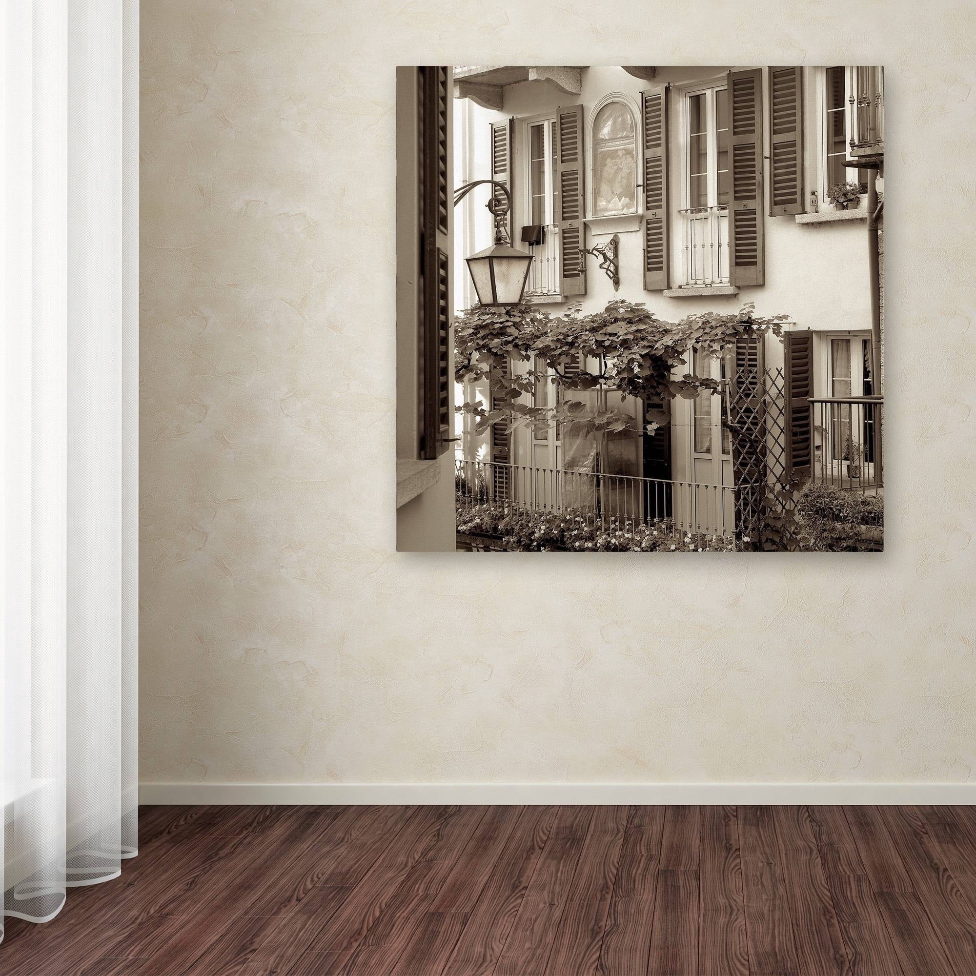 Trademark Fine Art "Bellagio I" Canvas Art by Alan Blaustein