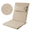 Beige A, variant on DONAMA Outdoor Rocking Chairs Cushions Waterproof Fade-Resistant Patio Chair Cushion, Indoor Seat Pads with Ties for Rocker Furniture Navy Blue