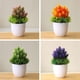 thumbnail image 3 of Zhuge Bonsái artificial, flores artificiales para decoración, decoración con plantas artificiales, plantas falsas para decoración de sala de estar, oficina, hotel rosa, 3 of 5