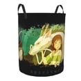thumbnail image 2 of Spirited Away Laundry Hamper Basket with Handles, Lightweight Storage Basket Toy Organizer Dirty Laundry Basket Waterproof for College Dorms, Bedroom, Bathroom, 2 of 7