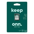 onn. 32GB Class 10 U1 SDHC Flash Memory Card