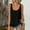 Black, variant on ITSAME Womens Tank Tops, Scoop Neck Cotton Linen Sleeveless Loose Casual Blouses Black S