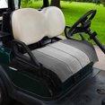 thumbnail image 2 of Golf Cart Seat Covers for 2 Seater, Black Gray Ombre Soft Microfiber Cart Seat Towel Blanket, Vintage Country Wooden Absorbent Breathable Non Slip Bench Seats Protector for Golf Course 51"x31", 2 of 9