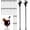 Black, variant on 30Pcs Halloween Swizzle Sticks, 7 Inch Ghost Drink Cocktail Stirrers Reusable Stir Sticks for Halloween Summerween Party Supplies Milk Tea Table Decoration Bar Home
