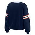thumbnail image 3 of Women's WEAR by Erin Andrews Navy  Denver Broncos Lace-Up Sweater, 3 of 4