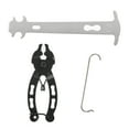thumbnail image 4 of Eigraketly Abrazadera de cadena duradera para bicicletas, fijación estable y borde , abrazadera rápida de acero, 3 pack/lote Ciclismo, 4 of 6