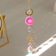 thumbnail image 1 of Crystal Light Catcher Moon Metal Wind Chimes Creative Chic para el dormitorio de la pared del hogar, 1 of 7