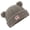 Coffee, variant on Stylish Plush Hat Lovely Bear Ear Beanies Hat Thicken Caps for Winter Wear