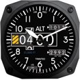 thumbnail image 1 of Trintec Series 2060 NV Altimeter Altitude Clock 6.5" Square, 1 of 5