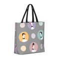 thumbnail image 2 of Sigee Cute Geese Print Large Capacity Zippered Tote Bag - Durable, Stylish and Versatile for Everyday Use, 2 of 9