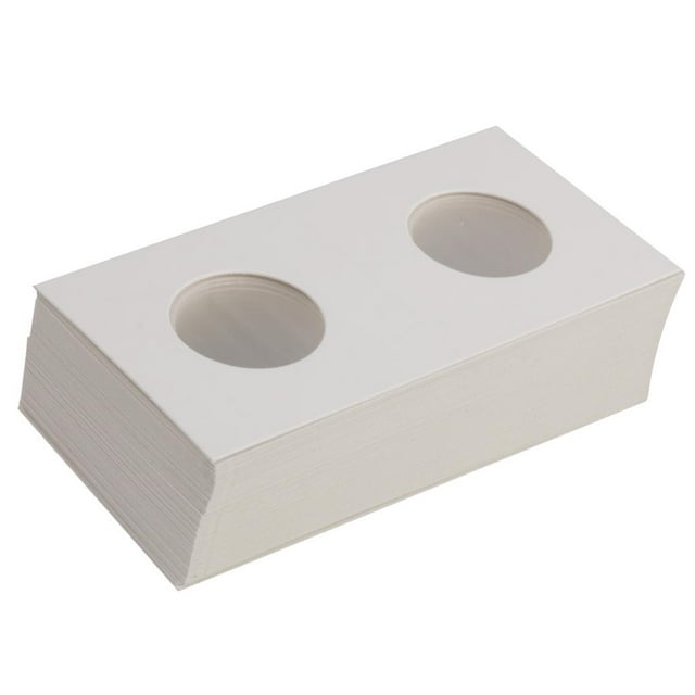 50pcs Portamonedas de Cartón 2x2 Organizador Almacenamiento de Monedas Caja Soporte de Moneda De Mylar 17,5 mm 17.5mm Yotijar Titulares de monedas de cartón