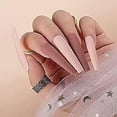 thumbnail image 2 of Makartt 24 Pcs Press On Nails Kit XXL Long, Glue on Nails Acrylic Nail Tips Nude & Pink French Fake Nails 12 Sizes Coffin False Nails with Nail Glue Nail Stick Adhesive Manicure for Nail Art Salon, 2 of 15