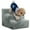 Light Grey, variant on PawHut 4-Step Pet Steps Cat Stairs, Cats/Dogs, Climbing on Bed, Light Grey