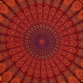 thumbnail image 3 of Gojian Handmade Indian hippie Bohemian Psychedelic Peacock Mandala Wall hanging College Dorm Beach Throws Table Cloth Bedding Tapestry, 3 of 6