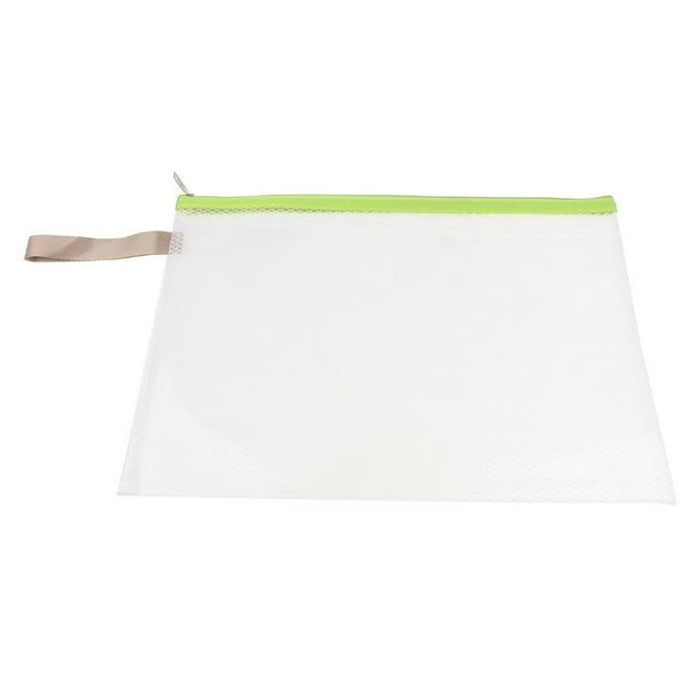 Bolsa de Carpeta de Archivos Estuche de Almacenamiento Impermeable Verde Baoblaze