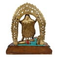 thumbnail image 5 of Brass World Brass Kali MATA Murti Goddess Maha Kaali with Shiva Idol Religious Mahakali Kalika Maa Statue 12 Inch, 5 of 5