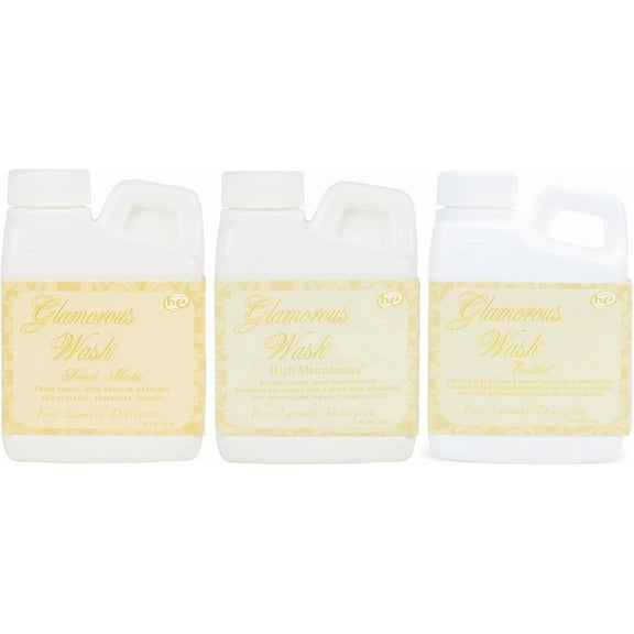 Tyler Glamorous Wash Fine Laundry Detergent, High Maintenance, French Market, Entitled, 4 oz, Pack of 3