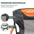 SunnyFeel Compact Camping Director Chair, Portable Folding Chairs with Side Table, Carry Bag