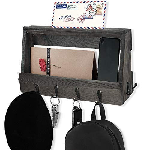 entryway key and mail holder