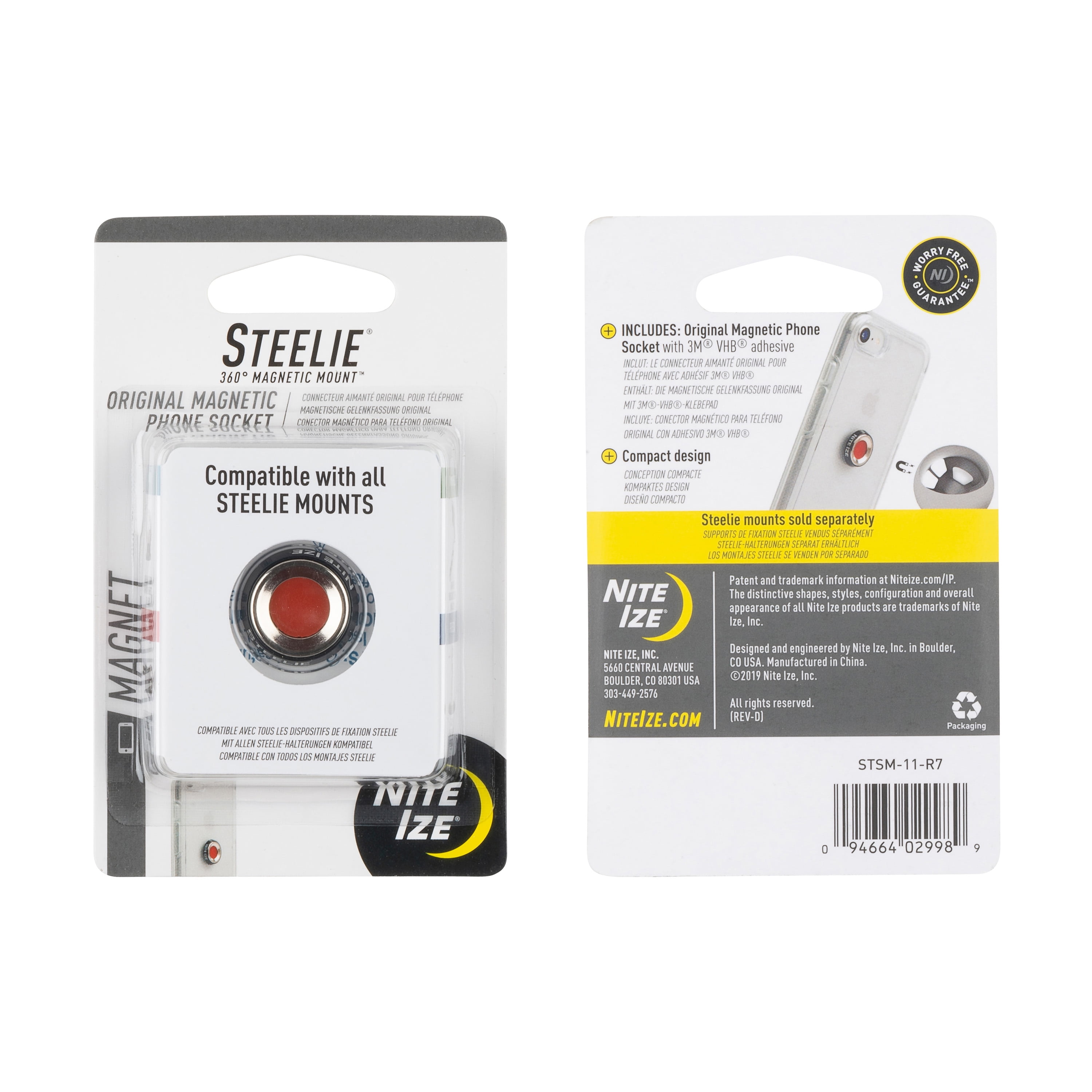 Nite Ize Steelie® Magnetic Phone Socket - Walmart.com