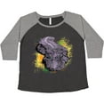 thumbnail image 3 of Inktastic Colorful Lurking Gator Women's Plus Size T-Shirt, 3 of 5