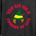 thumbnail image 3 of ELF - Christmas Family Set Throne Of Lies - Women's Lightweight French Terry Long Sleeve Shirt, 3 of 5