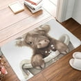 thumbnail image 4 of Yiaed Cute Cow Bath Print Flannel Doormat Mat Outdoor Indoor Door Mats,Welcome Matt Outdoor Front Door Mat Doormat Outdoor Mat Outdoor Mat,16"x24", 4 of 7