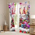 thumbnail image 3 of Homewish Festival Gnome Child Blackout Curtains Set of 2 (52x84 Each), Xmas Gifts Ball Window Curtains, Glitter Cartoon Snowflake Curtains and Drapes, Window Curtains Decor, 3 of 6