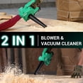 thumbnail image 3 of Restored DCA 20V Brushless Blower Cordless Mini Hand Electric Vacuum,Lightweight Sweeper Vacuum with 2 Battery,Portable for Lawn Care/Dust/Pet Hair/Dust/Small Trash (Refurbished), 3 of 6