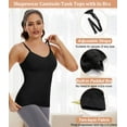 thumbnail image 3 of MANIFIQUE Shapewear Camisole with Built-in Pad Bra for Women Tummy Control Seamless Compression Tank Tops, 3 of 7