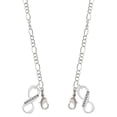 thumbnail image 1 of Daughter Infinity Sign Silvertone Face Mask Necklace, 1 of 2