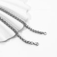 thumbnail image 5 of Cuban Chain Bracelets Stainless Steel Bracelet Keel Chain 3/5 Mm Curb for Men Women Free Shipping Factory Offer Punk Jewelry GC, 5 of 6