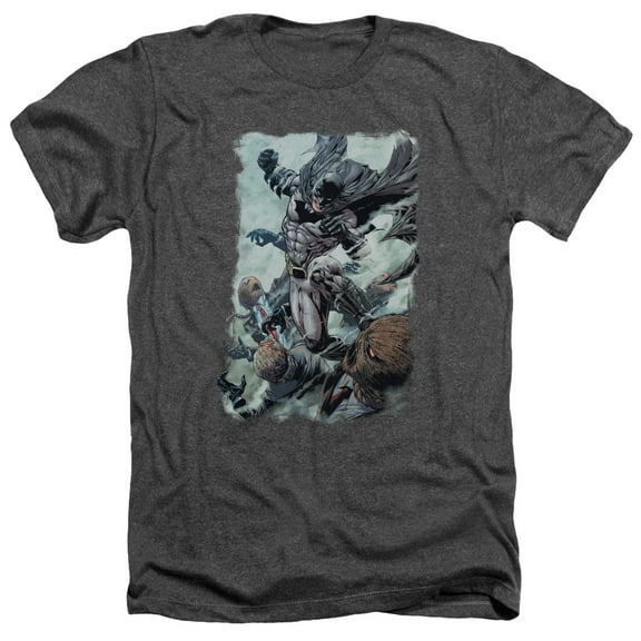Batman - Punch - Heather Short Sleeve Shirt - Small