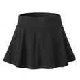 thumbnail image 2 of Girl Athletic Quick-drying Tennis Skirt S-2XL, 2 Layer Women Sports Workout Running Skirts With Built-in Shorts, 2 of 6