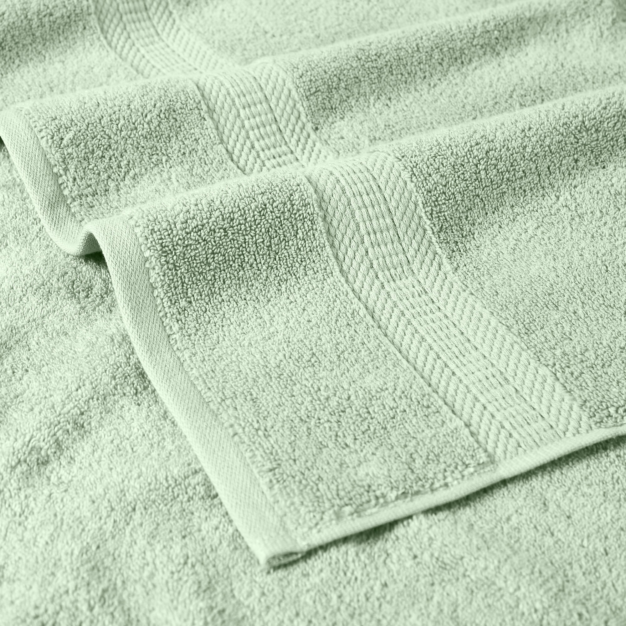 Modern Threads Bamboo Cotton Blend 6-Piece Bath Towel Set, Seafoam