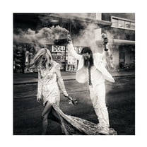 Kurt Klein 'North Las Vegas' Canvas Art - 14 x 14 Inches