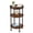 Cherry, variant on Side Table, Small Round End Table for Narrow and Small Space, 3-Tier Round Accent Couch Beside Table, Modern Side Table Corner Sofa Table Nightstand for Living Room Bedroom (Rustic Brown)