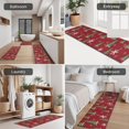 thumbnail image 5 of Red Christmas Tree and Snowflake Pattern Kitchen Rugs Sets Of 3,Kitchen Runner Rugs Non Skid Washable,Decorative Kitchen Floor Mats for Kitchen,Sink,Laundry,17"x30"+ 17"x47" + 17"x59", 5 of 6
