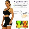 thumbnail image 2 of Women Sauna Sweat Pants Training Leggings Gym Fitness Exercise Capri Pants Workout Hot Thermo Body, 2 of 9