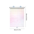 thumbnail image 2 of S Retractable Sun Shade Roller Blind For Car Window Home Office Kitchen Heat Blocking 15.7X23.6 Inch, 2 of 7