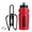 Red, variant on Yucurem DUUTI 500ml MTB Road Bike Water Bottle + Cup Holder Cage Rack Mount (Grey)