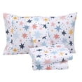 thumbnail image 2 of RUVANTI 100% Cotton Sheets – Twin XL Size Percale Bedding, Cooling & Breathable Floral Design, Durable with a Crisp, Soft & Comfortable Feel, 16" Deep Pocket, 3-Piece Set, Fault Star, 2 of 8