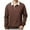 Brown, variant on Wyobmus Men's Long Sleeve Shirt Classic Fit Casual Pullover Basic Lapel Collar Tops Trendy Button Down Shirts Blue