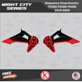 thumbnail image 4 of Kalair GFX Graphics Kit for Husqvarna TX300, FX350, and FX450 (2019-2022) Nightcity Series, 4 of 5
