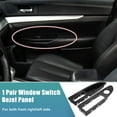 thumbnail image 3 of Unique Bargains 2 Pcs Front Left and Right Door Window Switch Bezel for Dodge Avenger 2011-2014 68223848AA 68223849AA, 3 of 6