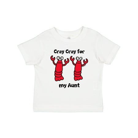 

Inktastic Lobster Cray Cray for my Aunt Boys or Girls Toddler T-Shirt