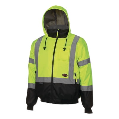 Hi Viz CLASS 3 waterproof Constructor Bomber Jacket Yellow size 3XL Hi Viz CLASS 3 waterproof Constructor Bomber Jacket Yellow size 3XL