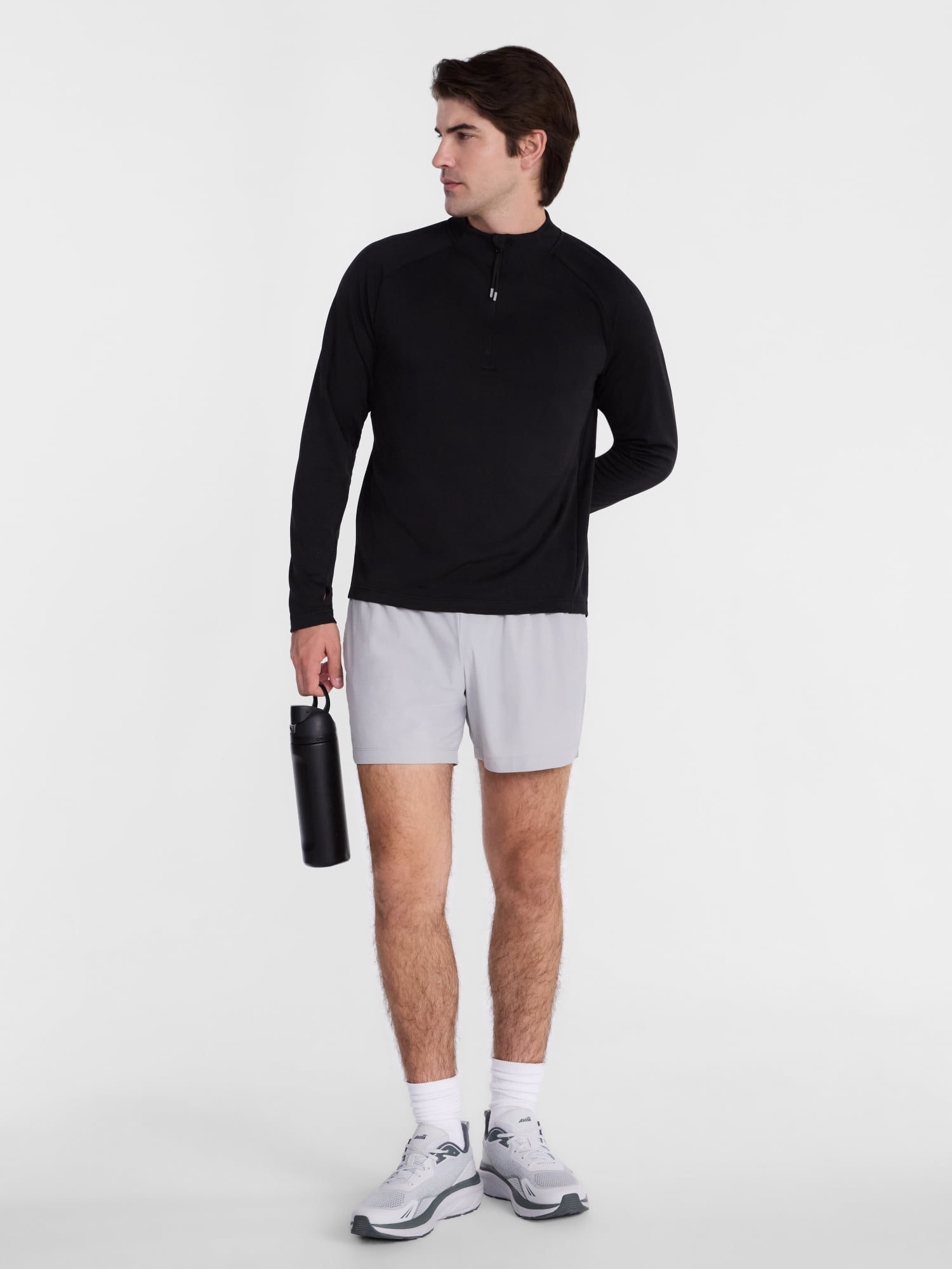 Avia Men's and Big Men's Performance Quarter Zip Pullover, Sizes XS-4XLT